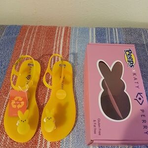 Katy Perry Collections Kids Yellow Bunny Sandals